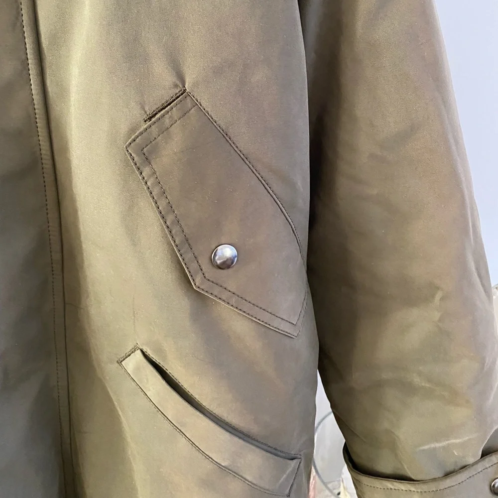 Lucky Brand Women’s Winter Sherpa Lined Stadium Coat - Picture 10 of 11